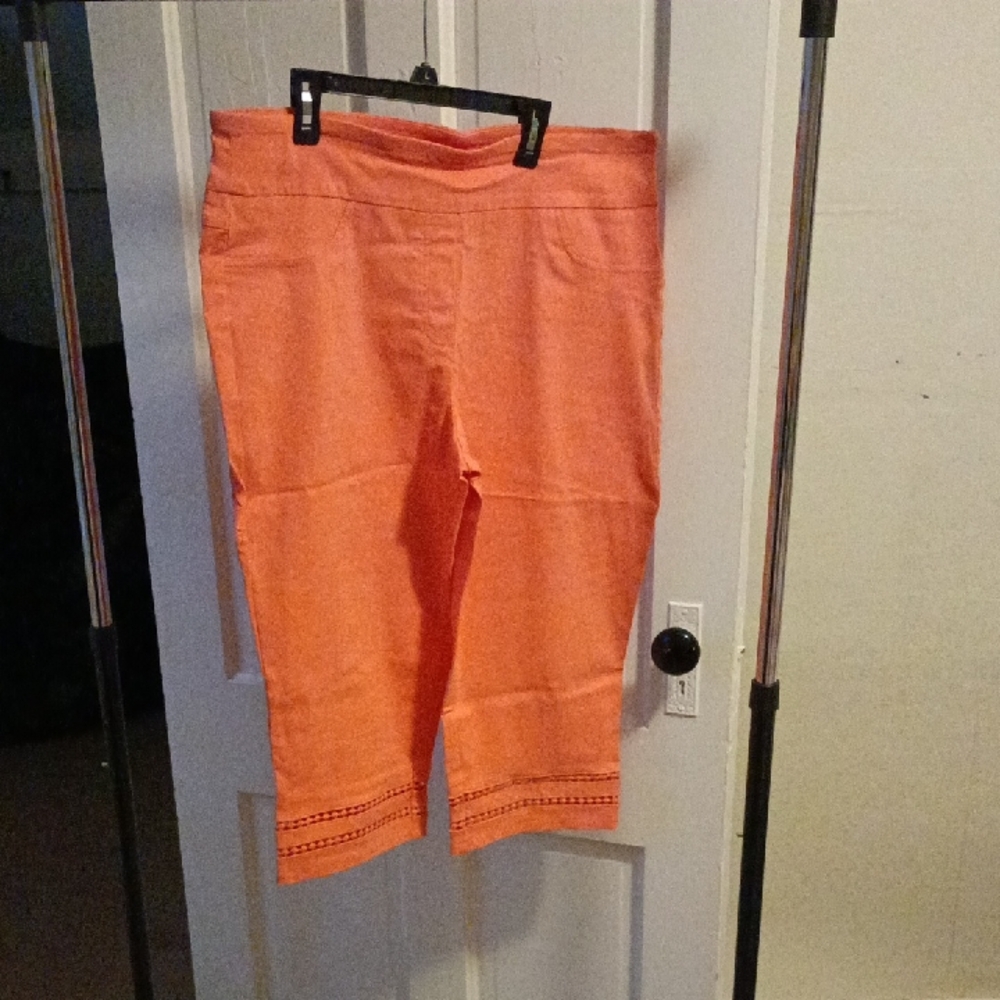 Ruby Rd. Orange Women's Bermudas - image 1